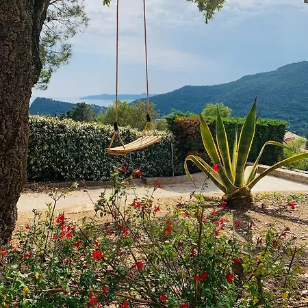 Stunning With Pool, Sea View & Petanque In Golfe Saint Tropez 빌라 *