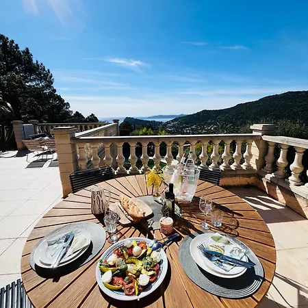 Stunning With Pool, Sea View & Petanque In Golfe Saint Tropez 빌라 Le Rayol-Canadel-sur-Mer