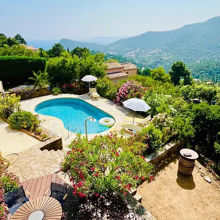 Stunning With Pool, Sea View & Petanque In Golfe Saint Tropez Le Rayol-Canadel-sur-Mer